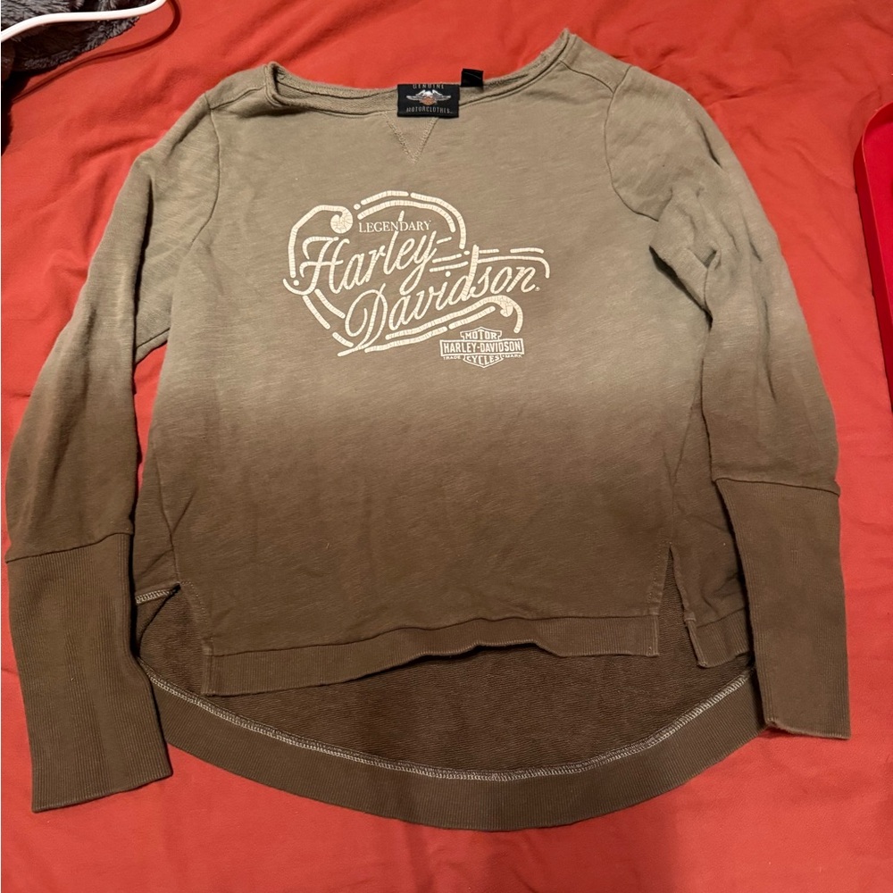Vintage 2000s Harley Davidson Legendary Spell Out Sweatshirt